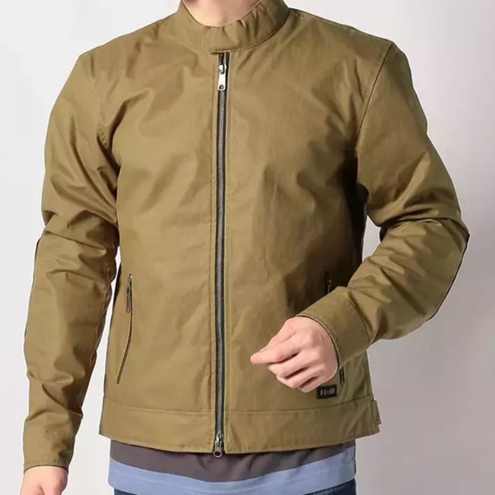 Harley-Davidson Roadside ADV Waxed Riding Jacket Men’s XL Dull Gold Like New